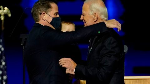 El equipo del presidente electo enfatizó que Biden está "muy orgulloso de su hijo.