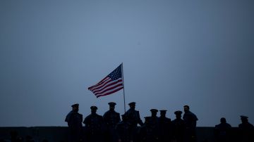 La bandera de EE.UU. en West Point el pasado 12 de diciembre.