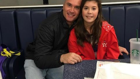 Edgardo del Villar junto a su hija Dana Princesa