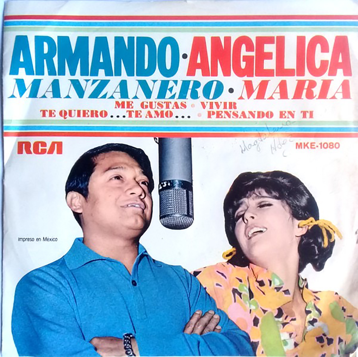 Angélica María con Armando Manzanero