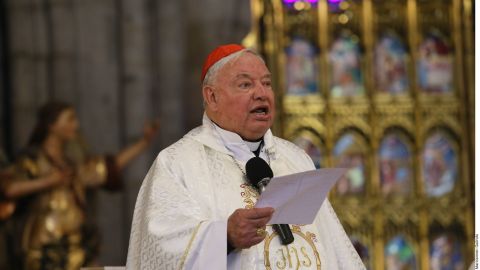 Juan Sandoval Iñiguez, cardenal emérito de Guadalajara.