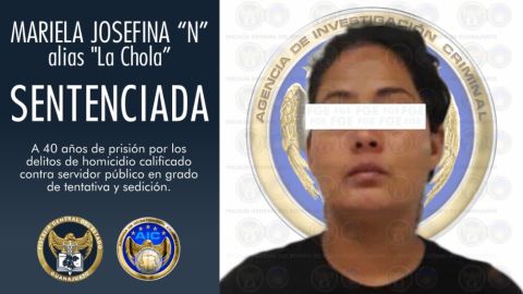 "La Chola" aliada de "El Marro", se encargada de los bloqueos en Guanajuato México.