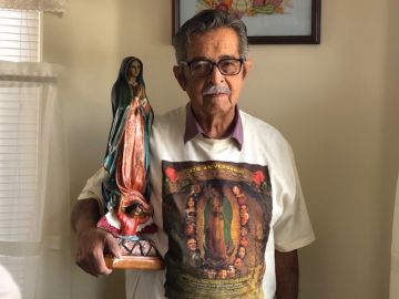 Miguel Cuevas ha cumplido varias mandas a la Virgen de Guadalupe.  (Cortesía Miguel Cuevas)