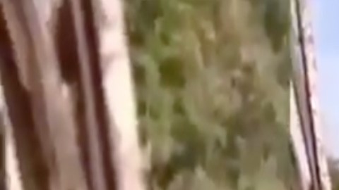 VIDEO: CJNG incendia camión monstruo con sicarios de grupo rival dentro