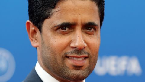 Nasser Al-Khelaïfi, multimillonario propietario del Paris Saint-Geramin.
