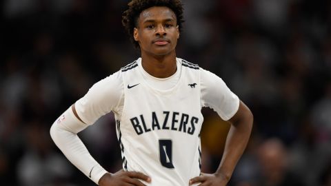 Bronny James, el hijo mayor de LeBron, podría llegar a la NBA en 2023.