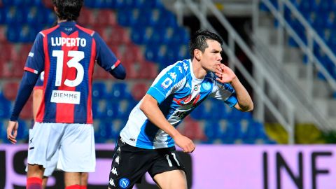 El "Chucky" Lozano está imparable en Italia.