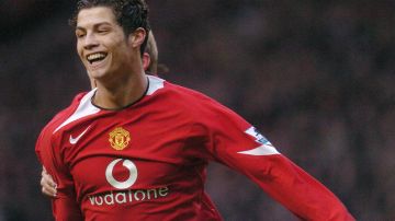 Cristiano Ronaldo durante su paso por el Manchester United.