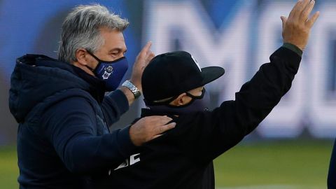 La última aparición pública de Diego Maradona en su cumpleaños 60.