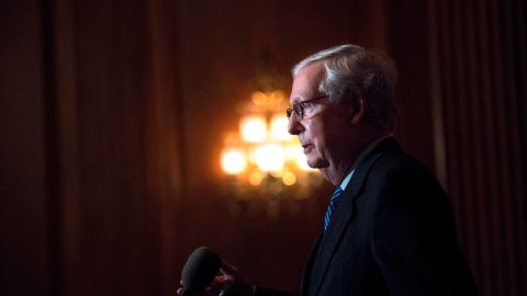 McConnell dio también la enhorabuena la vicepresidenta electa, Kamala Harris.