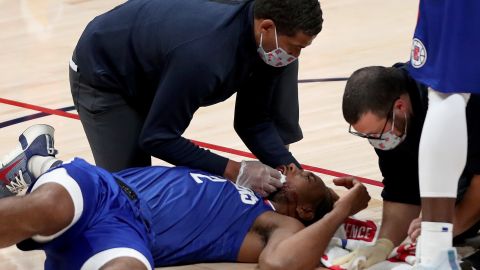 El brutal choque de Kawhi con Ibaka tuvo consecuencias.