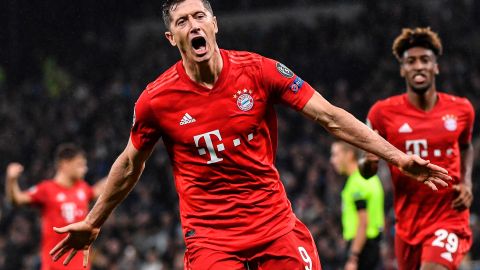 Robert Lewandowski esta conciliado con el gol.