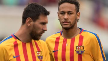 Cuando todo era felicidad: Messi y Neymar vistiendo la camiseta del Barcelona.