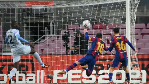 Leo Messi anotó su gol 643 en una jugada rocambolesca.