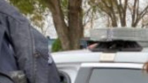 El arresto de la sospechosa.