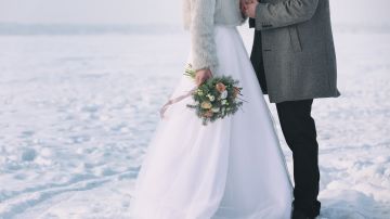 vestido de novia invierno