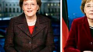 La canciller en los discursos de Año Nuevo entre 2005 y 2019: la era Merkel termina a fines de 2021.