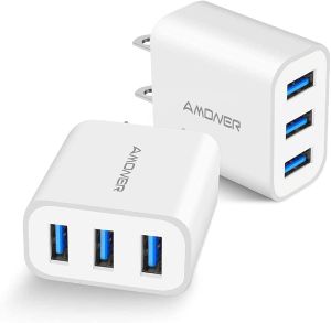 Charge more than 3 cell phones at the same time with these USB chargers
