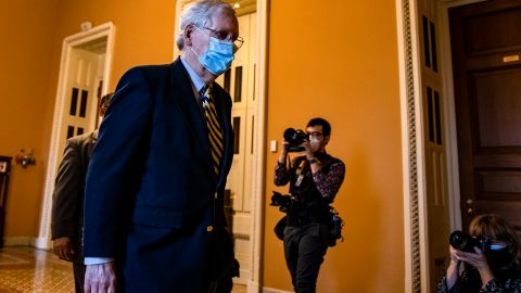 McConnell quería que los demócratas hicieran una declaración por escrito.