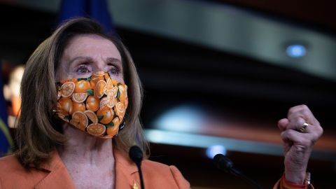 La presidenta de la Cámara, Nancy Pelosi.
