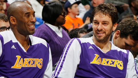 Kobe Bryant y Pau Gasol