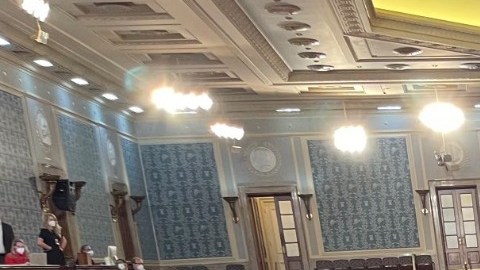 Foto tomada por el congresista Correa en el Capitolio.