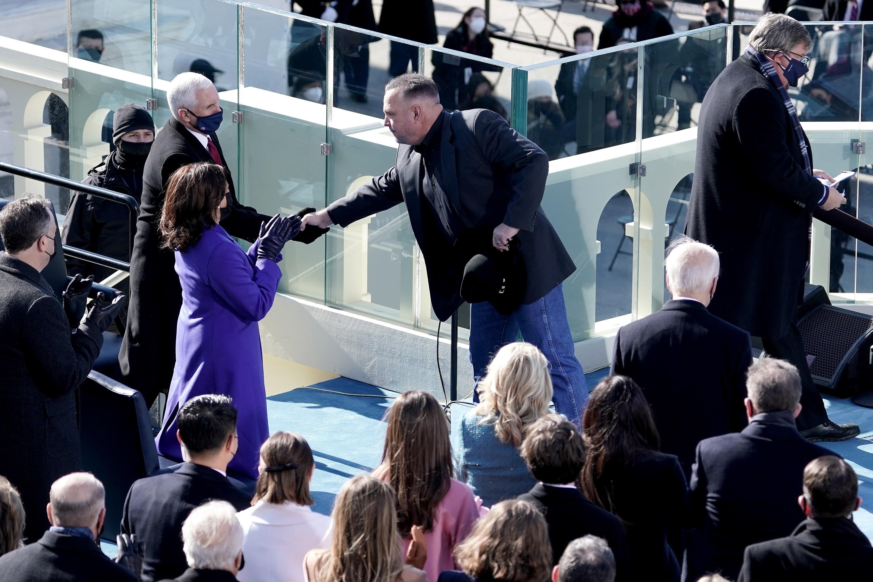 Las fotos más impactantes de la toma de posesión de Joe Biden como presidente de Estados Unidos