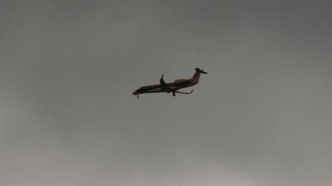 La avioneta contratada por el club cayó a tierra por razones que aún se desconocen.