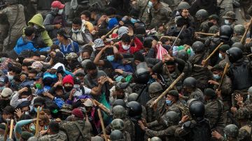 Los inmigrantes fueron detenidos en Guatemal, por ahora.