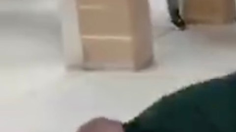 Momento en el que el oficial tira al suelo a una estudiante de Florida.