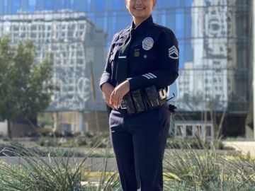 Letisia Ruiz, sargenta del LAPD. (Cortesía Letisia Ruiz)