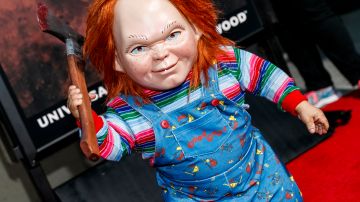 Chucky en la apertura de Halloween Horror Nights en Universal Studios Hollywood el 15 de septiembre de 2017.