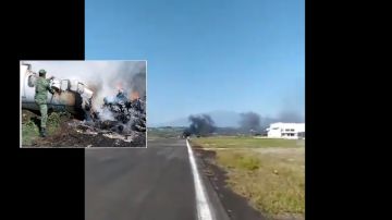 FOTOS: Se desploma aeronave del Ejército mexicano