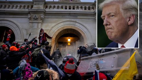 El Senado realiza juicio político al expresidente Donald Trump.
