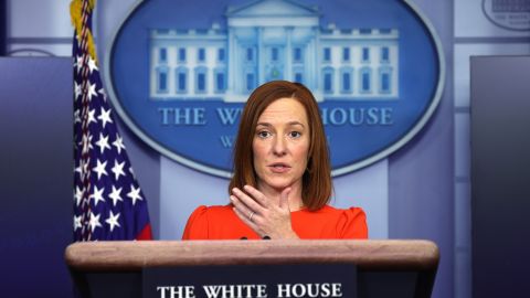 La portavoz de la Casa Blanca, Jen Psaki.