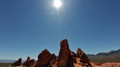 Parque Valley of Fire, cerca de donde apareció el cadáver.