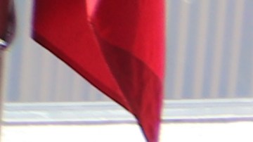 Marcela Celorio (c) corta el listón para develar el mural “Gratitud” que realza la labor de los trabajadores esenciales.