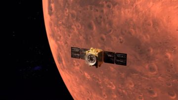 Hope, la misión enviada por Emiratos Árabes Unidos, entró en la órbita de Marte este martes.