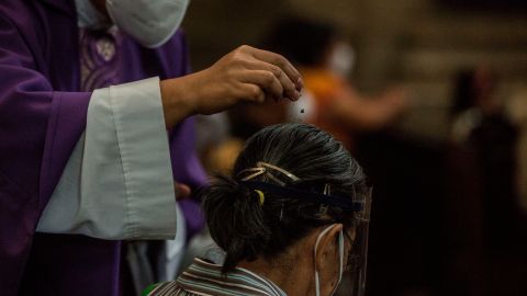 La pandemia obligó a cambiar algunas tradiciones del Miércoles de Ceniza.