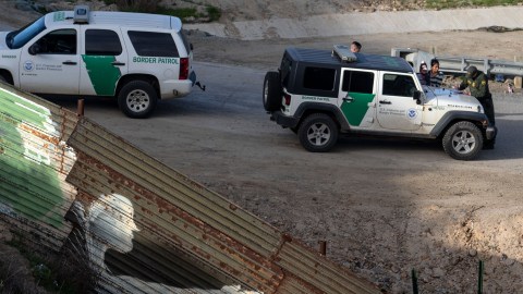 Patrulla Fronteriza de San Diego en la frontera