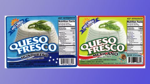 Queso fresco contaminado