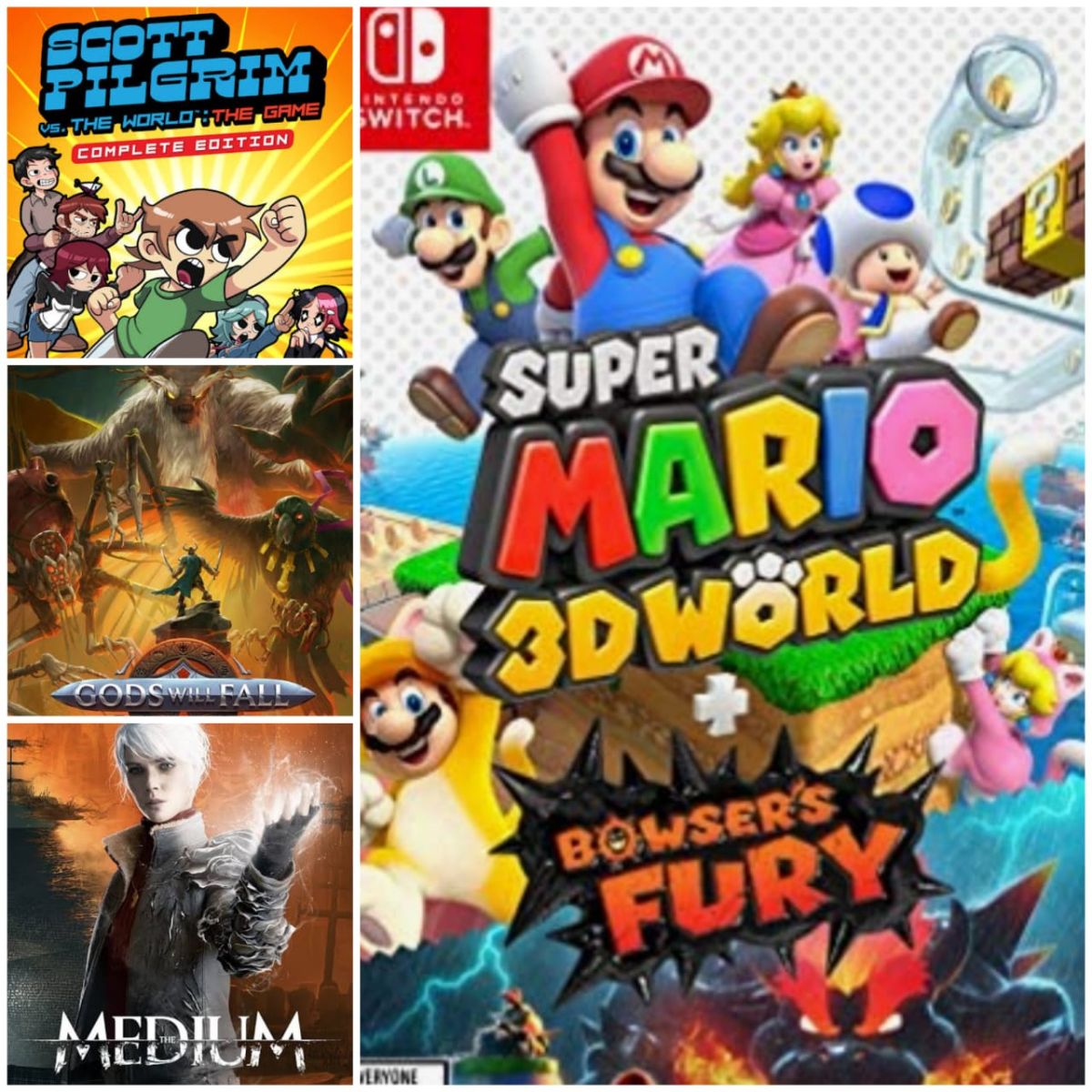 Review: Super Mario 3D World + Bowser’s Fury, The Medium, Gods Will Fall and Scott Pilgrim vs.  The World: The Game – Complete Edition