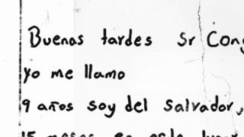 Luisa escribió una carta dirigida a un congresista estadounidense.