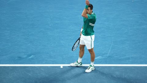 djokovic rompe raqueta