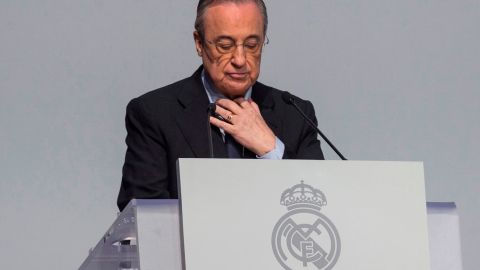 Florentino Pérez descartó que tenga algo que ver con la partida de Messi.