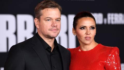 Matt Damon y Luciana Barroso