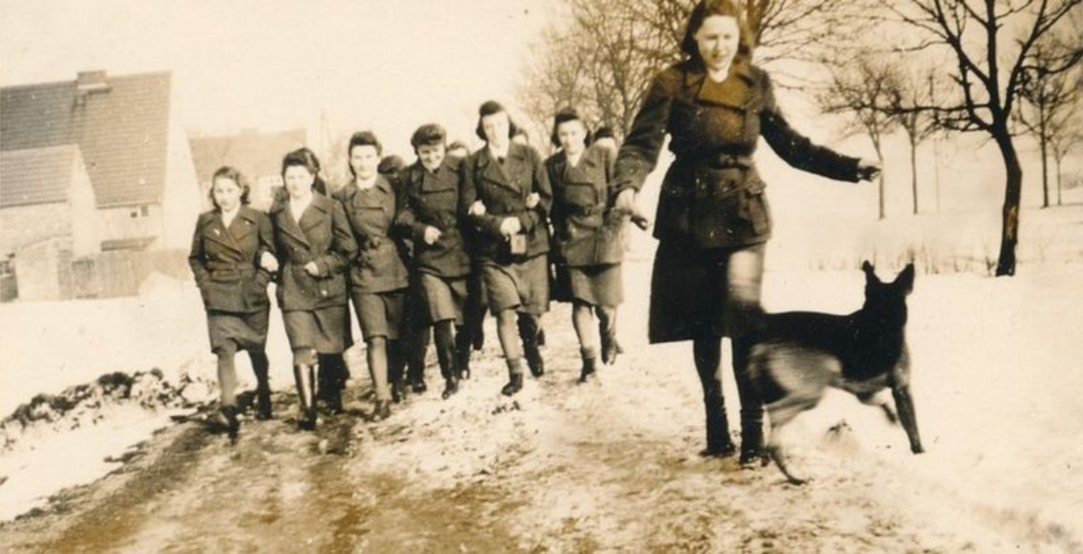 Mujeres guardias del campo de concentración nazi Ravensbrück.