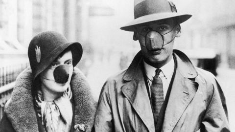 Mascarillas de la peste a la pandemia