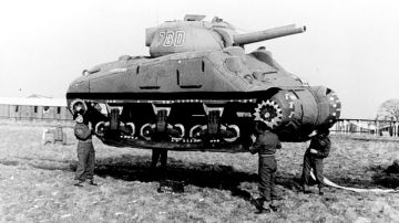 Tanque de guerra cargado por Nazi