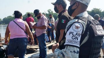 Guardia Nacional en frontera con Guatemala